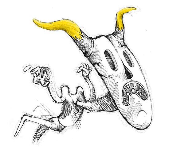 melounový kluk, ilustrace, grafika, plakát, kresba